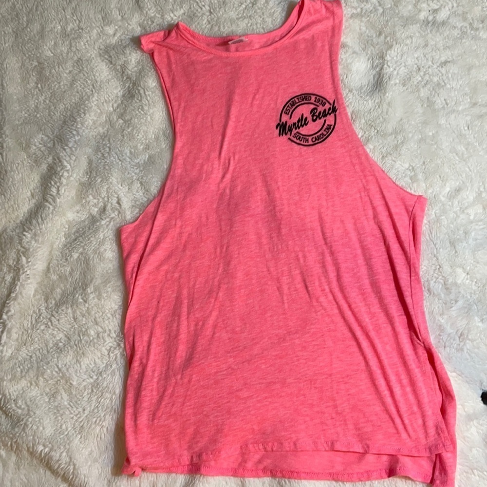 Pink Myrtle Beach Tank